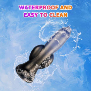 7 Inch Fantasy Silicone Knotted Dildo with Suction Cup for G-Spot Realistic