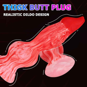 11.8 inch knotted Dildo Silicone Fantasy Monster Cock for Women Men Strap On