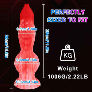 11.8 inch knotted Dildo Silicone Fantasy Monster Cock for Women Men Strap On