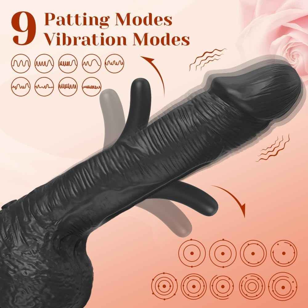 Flapping Dildo Vibrator for Women - App Control G Spot Vibrators with 9 Flapping