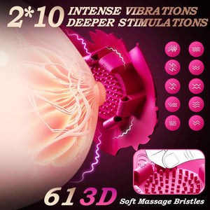 Nipple Vibrator Sex Toy Nipple Pasties Remote & 10 Vibration Clitoral Stimulator
