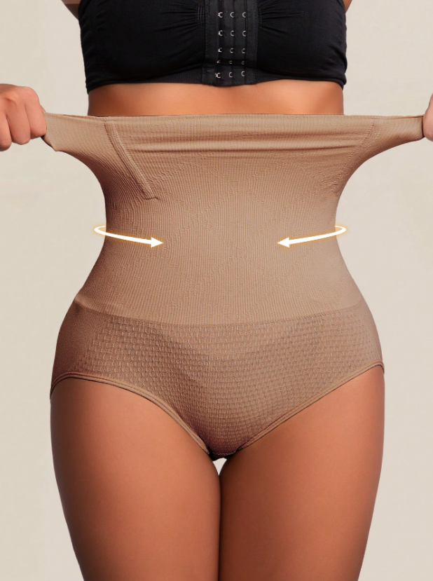 Women Seamless High-Waist Shapewear Shorts Tummy Control & Waist Shaping