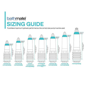 Bathmate sizing guide chart models uk delivery cheap sex toy adult accessory kit