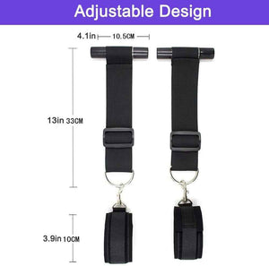 Hanging BDSM Wrist Cuffs Door Restraints Dimensions Diagram Cheap Sex Toy UK