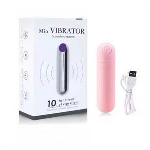 Matte Pink Compact Mini Bullet Vibrator Massager Cheap Adult Toy UK