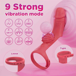 Rose fingering vibrator nine vibration modes adjustable strap Sex Toys in Uk, Cheap Sex Toys in Uk, Fast Delivery in UK