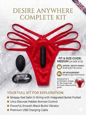 Vibrating Panties Wireless Remote Control Kit Size Guide Women Adult Toy UK