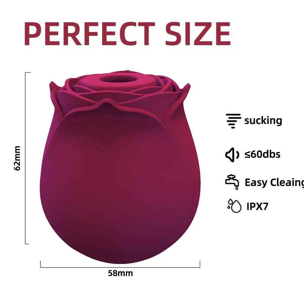 10 speeds Rose Sucking Sex Toy For Female Anniversary and Birthday Gift Massage Sucking, Sex Toy