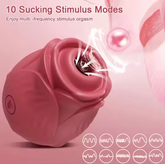 10 speeds Rose Sucking Sex Toy For Female Anniversary and Birthday Gift Massage Sucking, Sex Toy