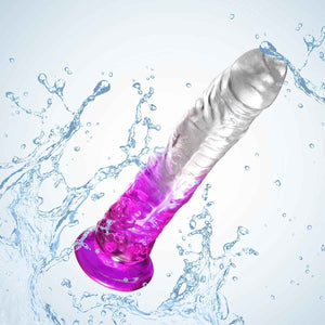 Strap on 8.6 inch Dildo with Harness, Wearable Realistic Silicone Dildo Adult