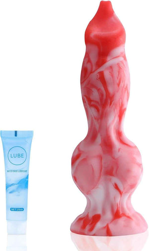 11.8 inch knotted Dildo Silicone Fantasy Monster Cock for Women Men  Strap On