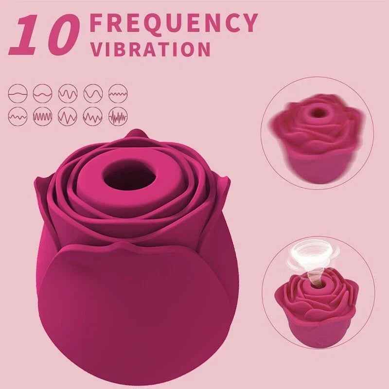 10 speeds Rose Sucking Sex Toy For Female Anniversary and Birthday Gift Massage Sucking, Sex Toy