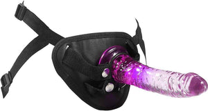 Strap on 8.6 inch Dildo with Harness, Wearable Realistic Silicone Dildo Adult