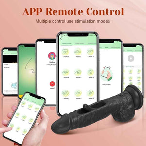 Flapping Dildo Vibrator for Women - App Control G Spot Vibrators with 9 Flapping
