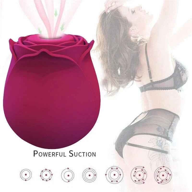 10 speeds Rose Sucking Sex Toy For Female Anniversary and Birthday Gift Massage Sucking, Sex Toy