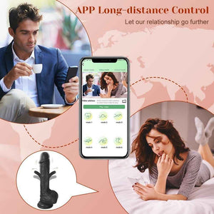 Flapping Dildo Vibrator for Women - App Control G Spot Vibrators with 9 Flapping