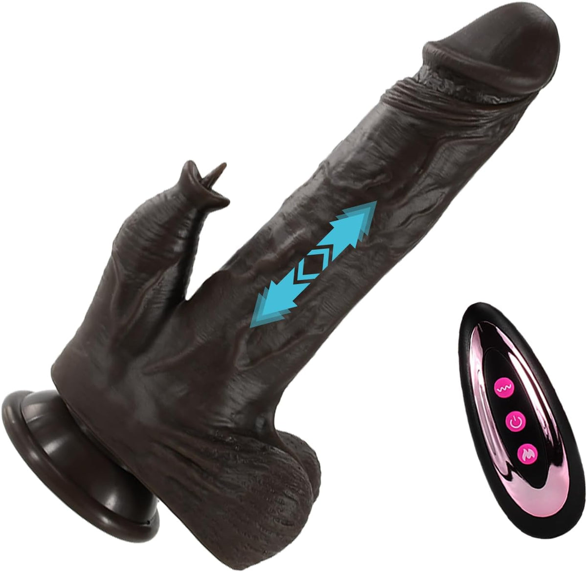 Thrusting Realistic Dildo Sex Toys for Women, Licking Thick Anal Dildos Sex Toy in Uk