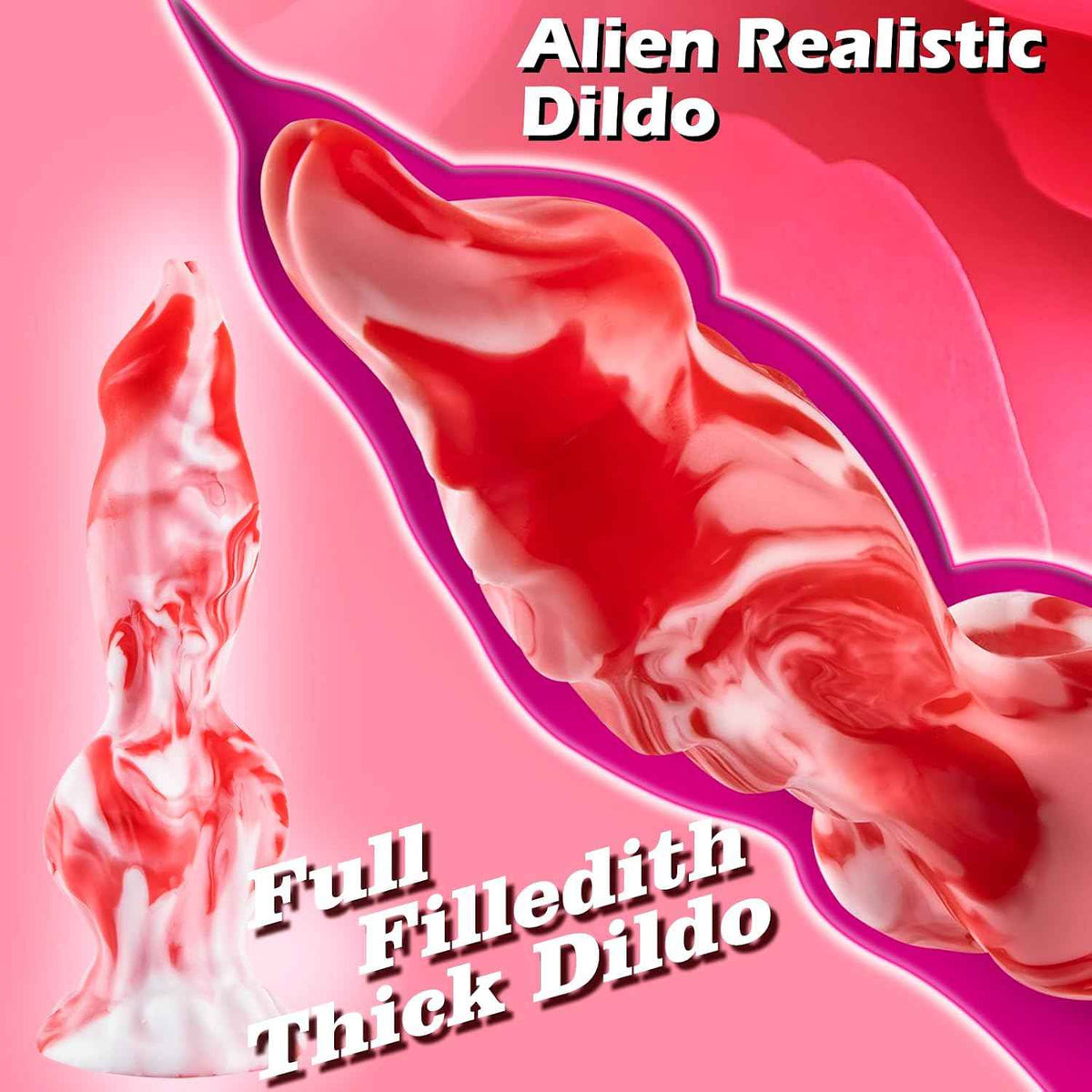 11.8 inch knotted Dildo Silicone Fantasy Monster Cock for Women Men  Strap On