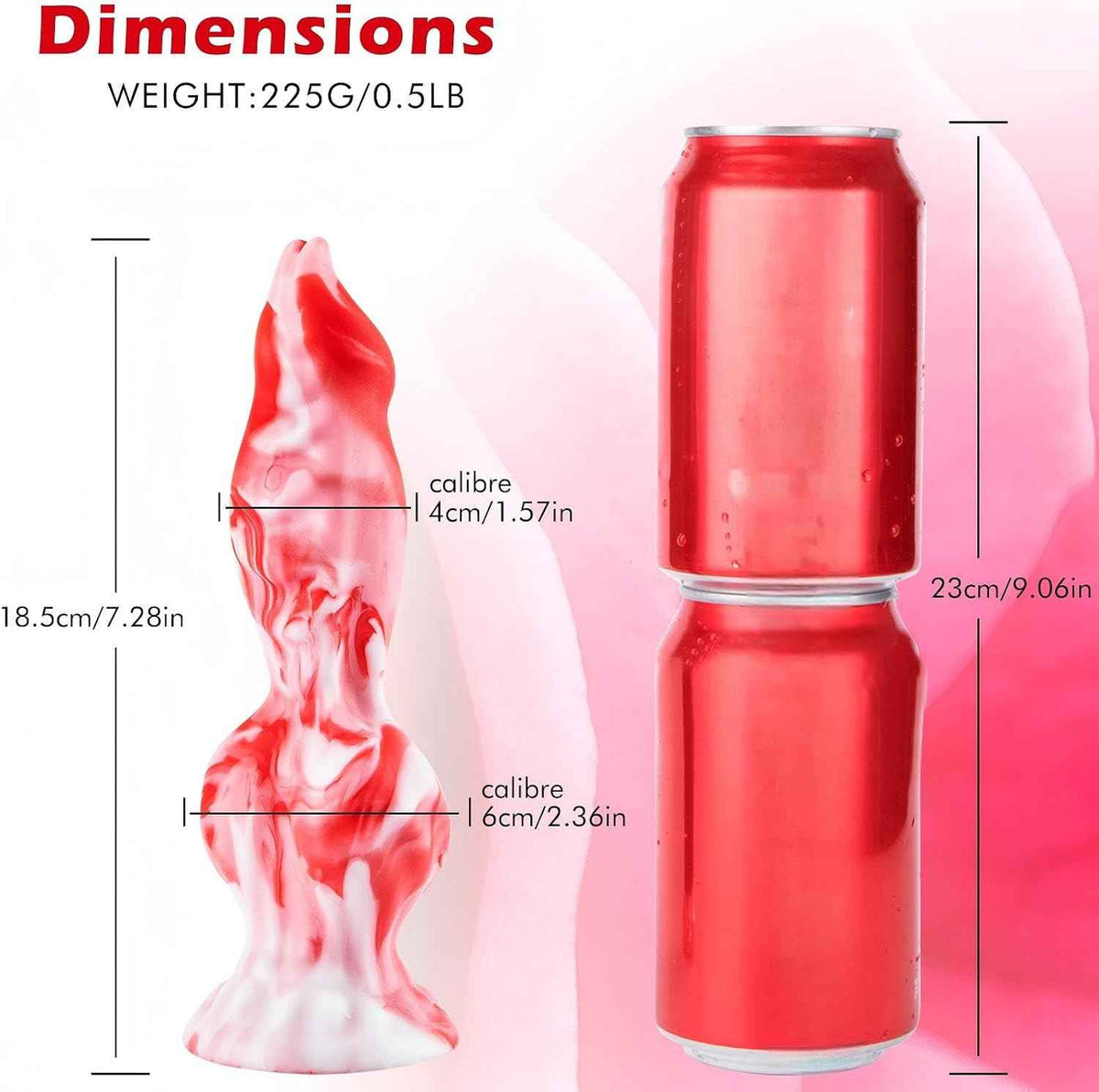 11.8 inch knotted Dildo Silicone Fantasy Monster Cock for Women Men  Strap On