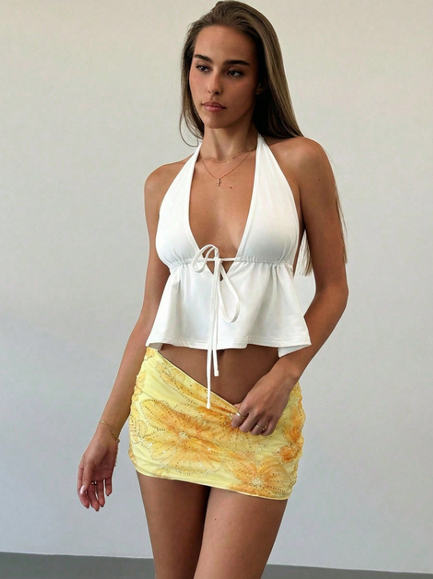 Festival Versatile Sequin Low Waist Mini Shorts