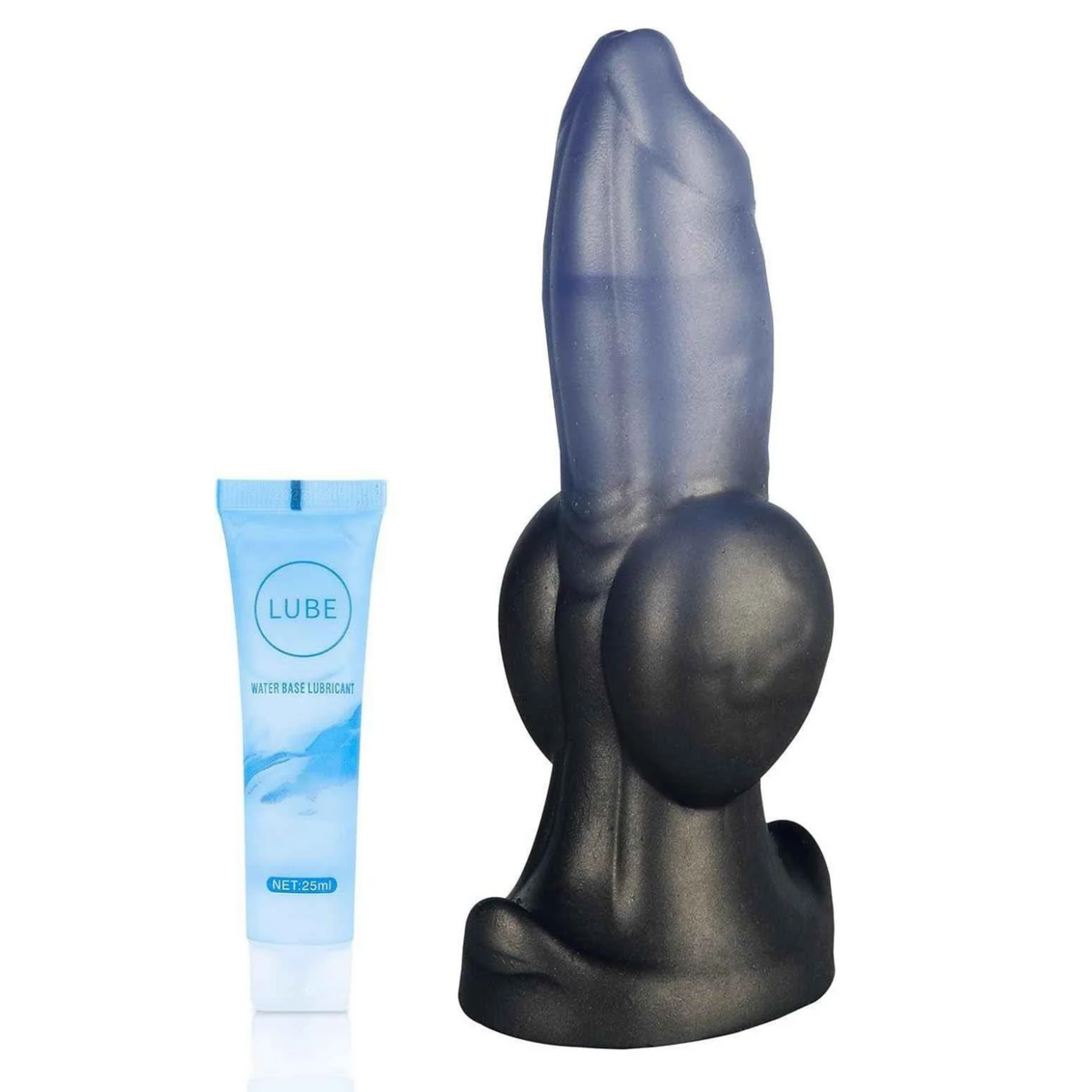7 Inch Fantasy Silicone Knotted Dildo with Suction Cup for G-Spot Realistic