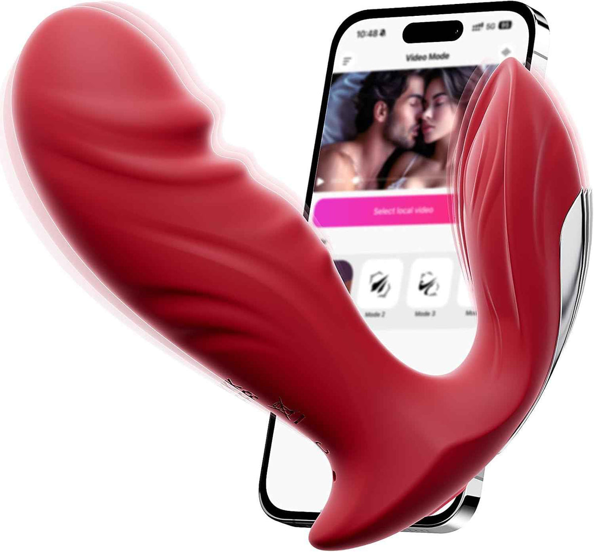 App Controlled Red U-Shaped Vibrator Adult Sex Toy Cheap Fast UK Delivery