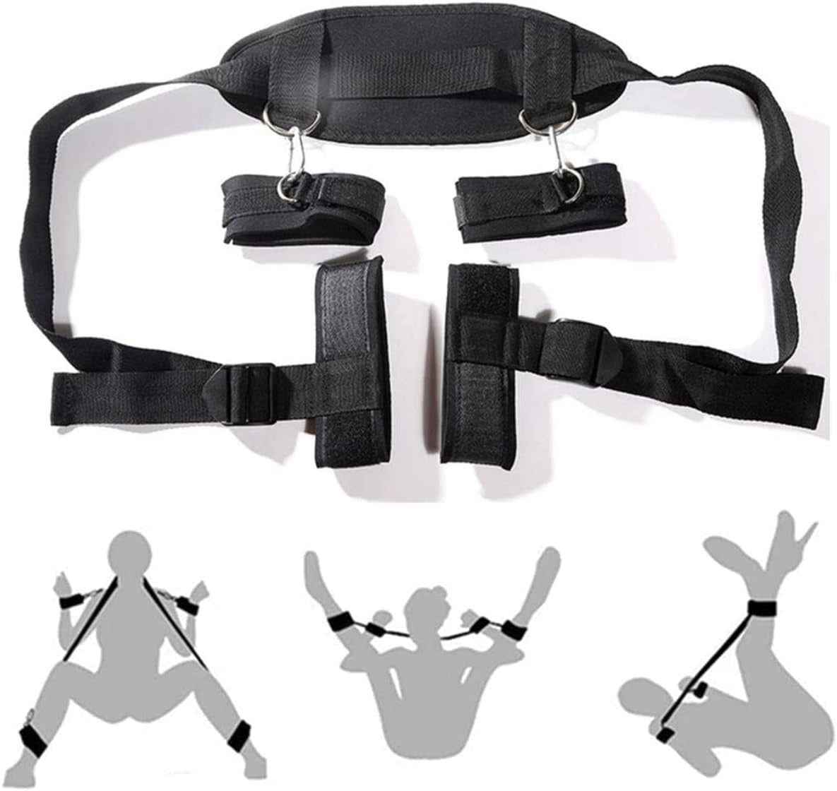 BDSM Bondage Sets Kit Harness Layout Position Silhouettes Adult Toy UK