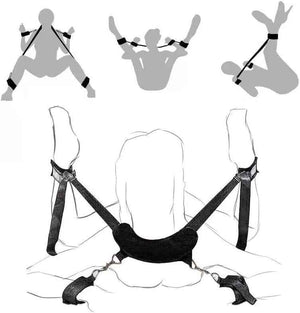 BDSM Bondage Sets Kit Usage Position Diagrams Durable Nylon Material UK