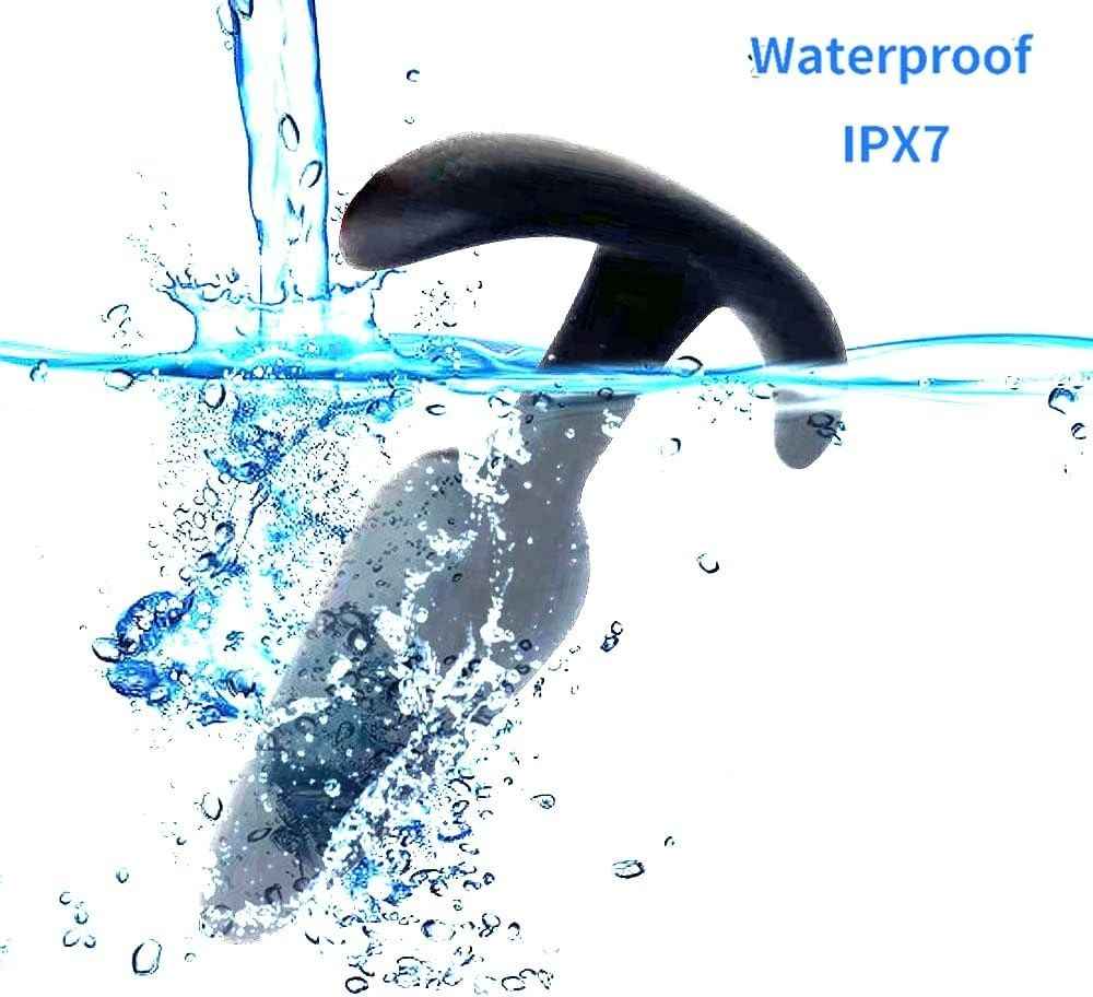 Black silicone butt plug ipx7 waterproof underwater demonstration Sex Toys in Uk