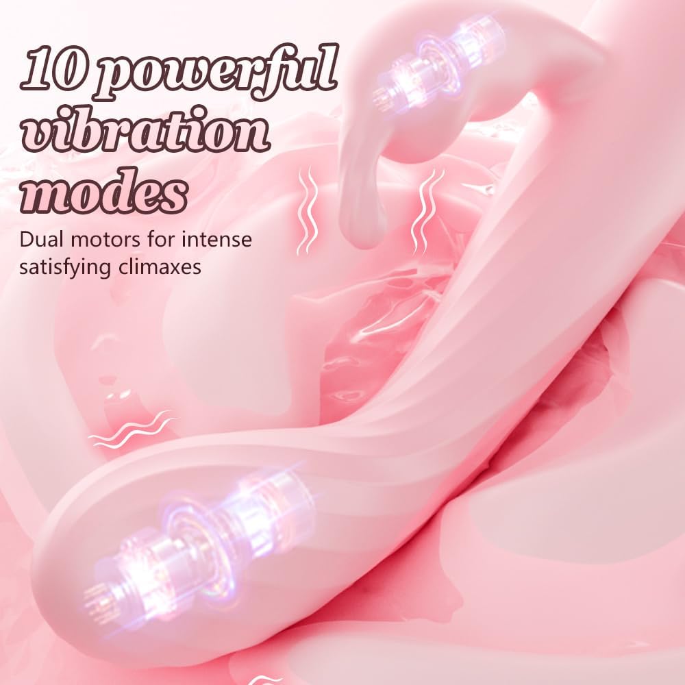 10 Powerful Vibration Modes Dual Motor System for Intense Pleasure Secrectluva