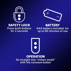 Durex Slim Vibrator Safety Lock And Battery Instructions Adult Toy