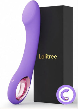 Ergonomic Purple Silicone G Spot Vibrator Toy Cheap Sex Toy Fast UK Delivery
