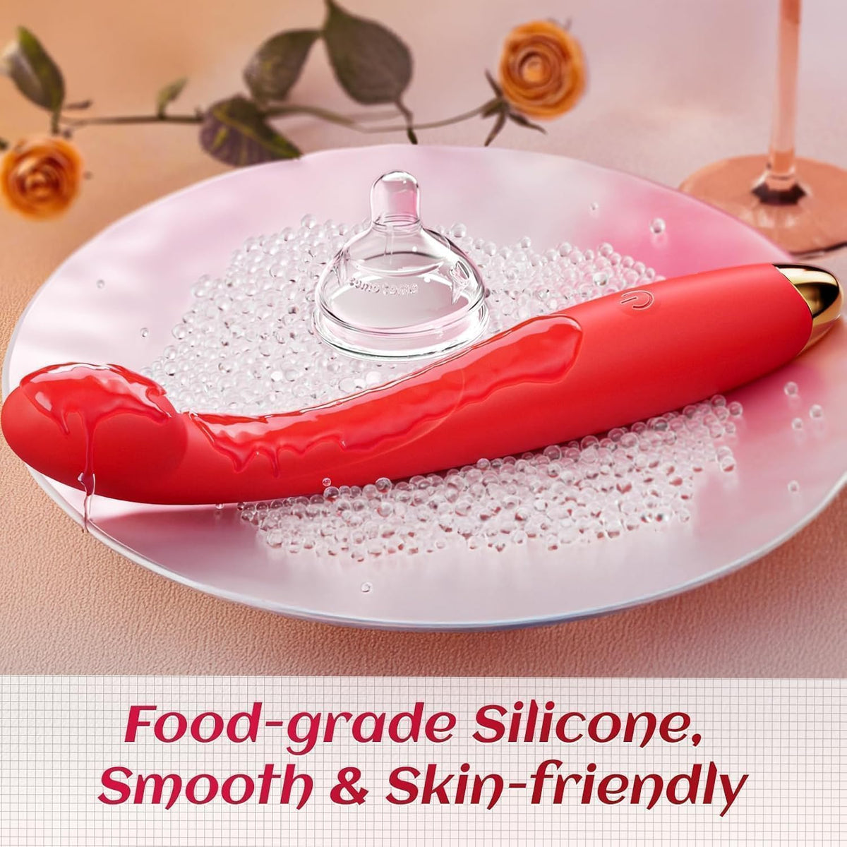 Food Grade Skin Friendly Waterproof Silicone G Spot Vibrator Cheap Adult Toy UK