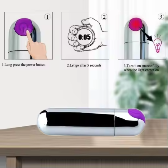 How To Turn On Mini Bullet Vibrator Massager Cheap Sex Toy Fast UK Shipping