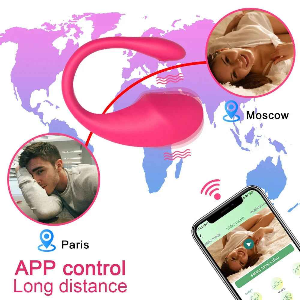 Long Distance App Remote Control Wearable Egg Vibrator Couple Cheap Adult Toy UK
