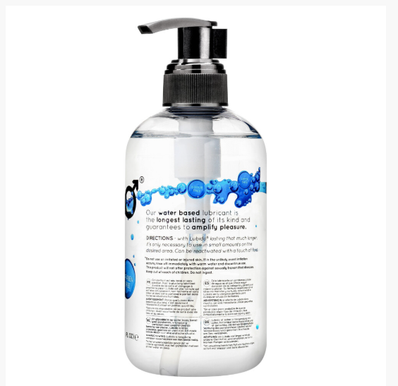 Back label directions Lubido original water based lubricant Sex Toys in Uk