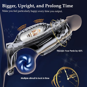 Penis Thickening Vibrating Extension Sleeve Cheap Sex Toy Fast UK Delivery