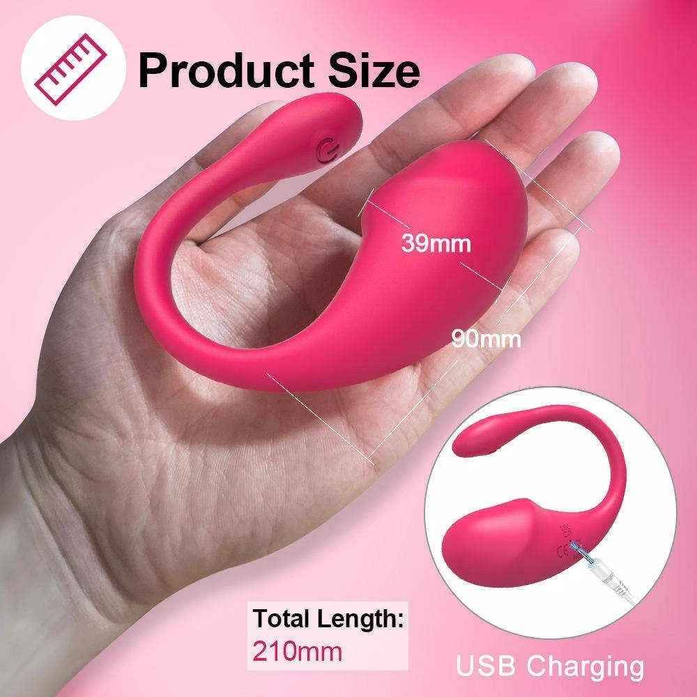 Pink Wearable Egg Vibrator Hand Size Measurement Guide Cheap Sex Toy UK