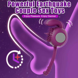 Powerful Vibrating Couples Ring Massager In Action Stylish Modern Fit Cheap Sex Toy