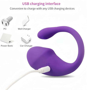 Vibrating Panties Couple Sex Toys Purple Vibrating Egg Massager With USB Charging Cable Cheap Adult Toy UK Stock