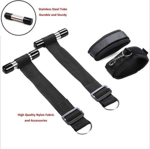 Stainless Steel And Nylon Door Hanging Wrist Cuffs Cheap Adult Toy UK