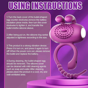 Vibrating Ring Massager Operating Instructions Guide Diagram Stylish Modern Fit Cheap Toy