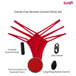 Vibrating Panties Wireless Remote Control Hands Free Set Women Adult Toy UK