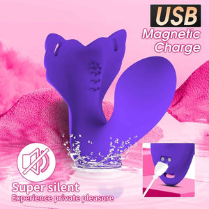USB Magnetic Charge Super Silent Wearable Vibrator G Spot Dildo Cheap Sex Toy